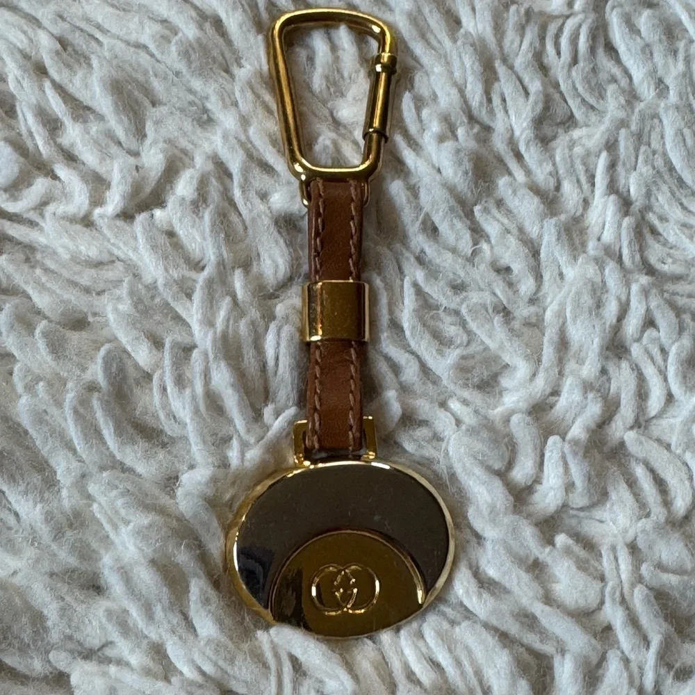 VintageGucci key chain bag charm key ring interlocking